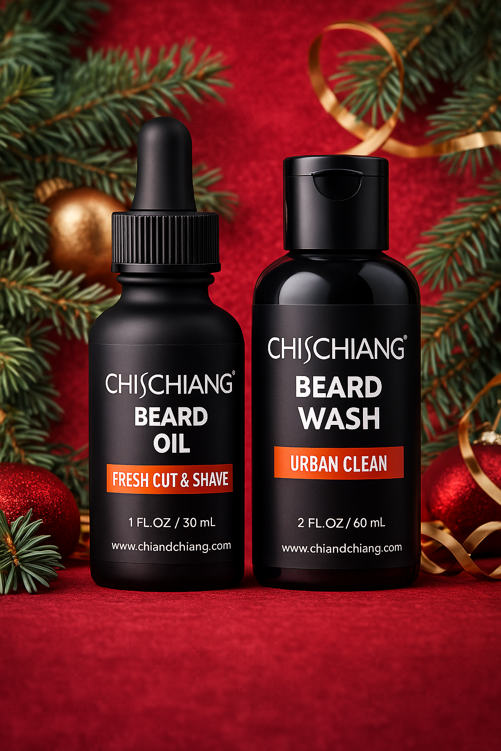Beard Wash + Oil Grooming Set