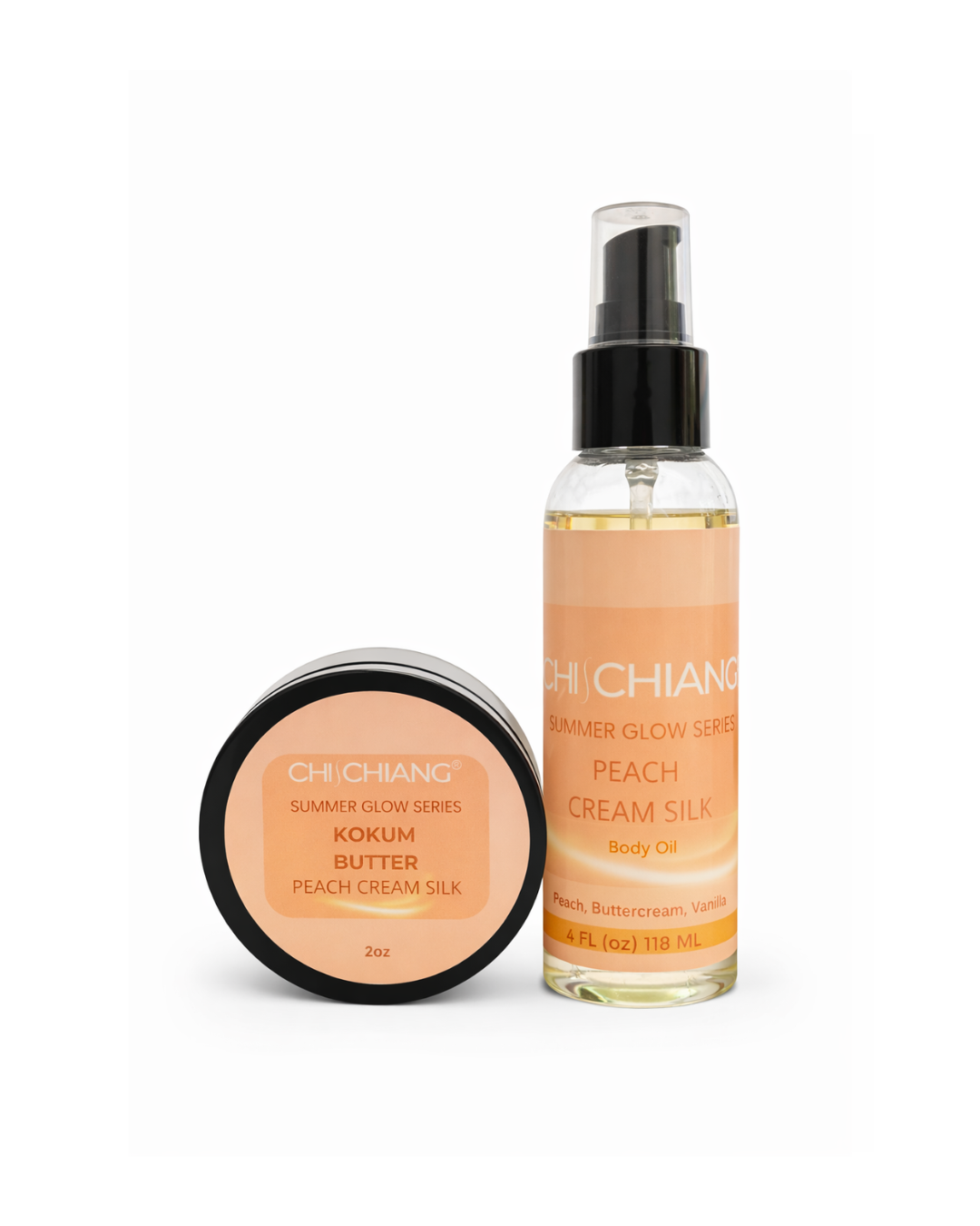 Peach Cream Silk Duo